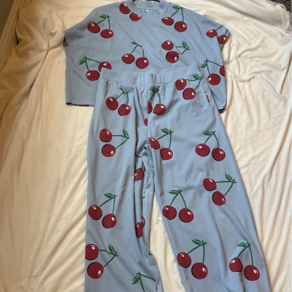 Bourbon & Belles Cherry pant set